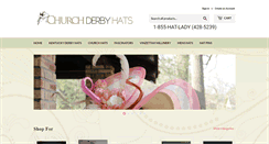 Desktop Screenshot of churchderbyhats.com